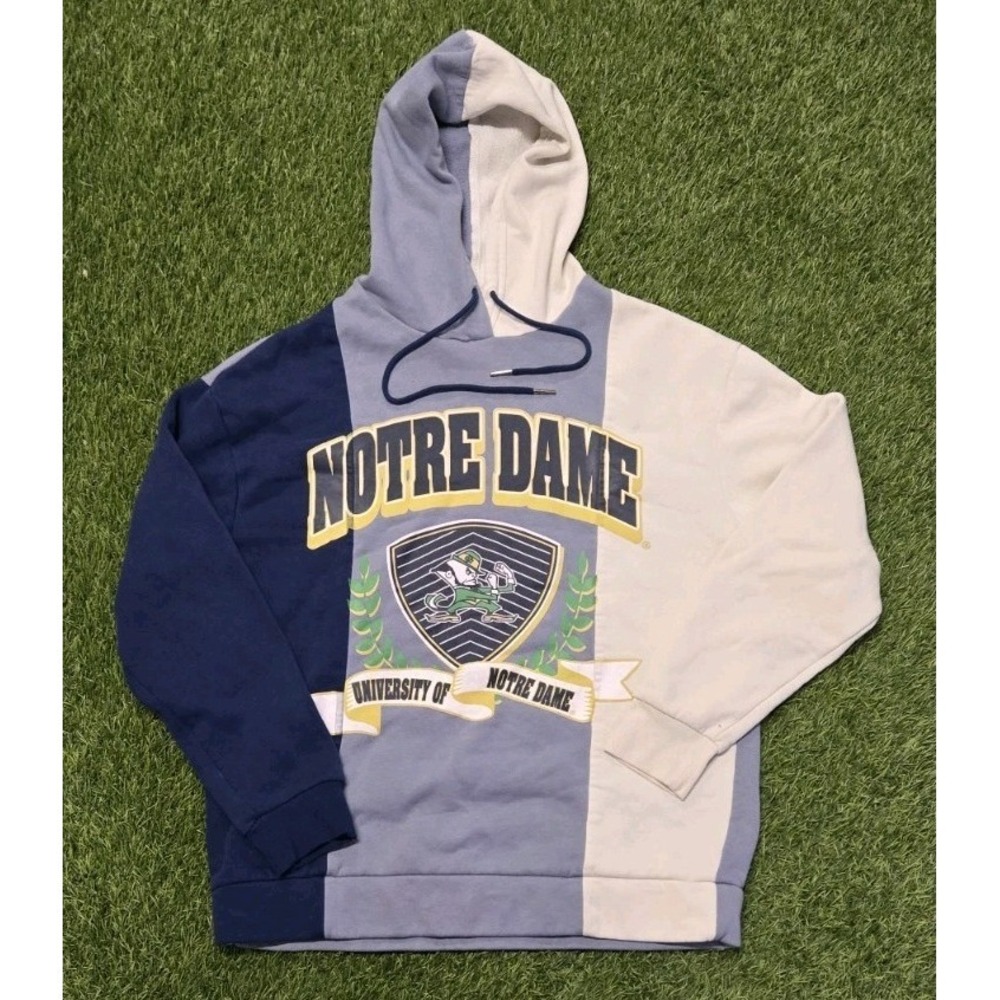 Gameday Couture University of Notre Dame Fighting Irish Color Block Hoodie -...